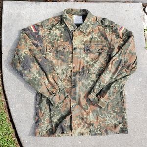 German Military Camo Button-down